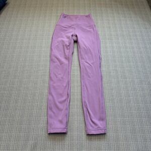 Lululemon Wunder Under HR Leggings Size 0 Purple Yoga Pilates Pants *